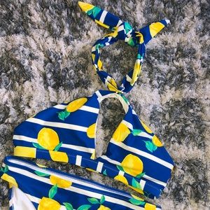 Aerie two-piece lemon bikini